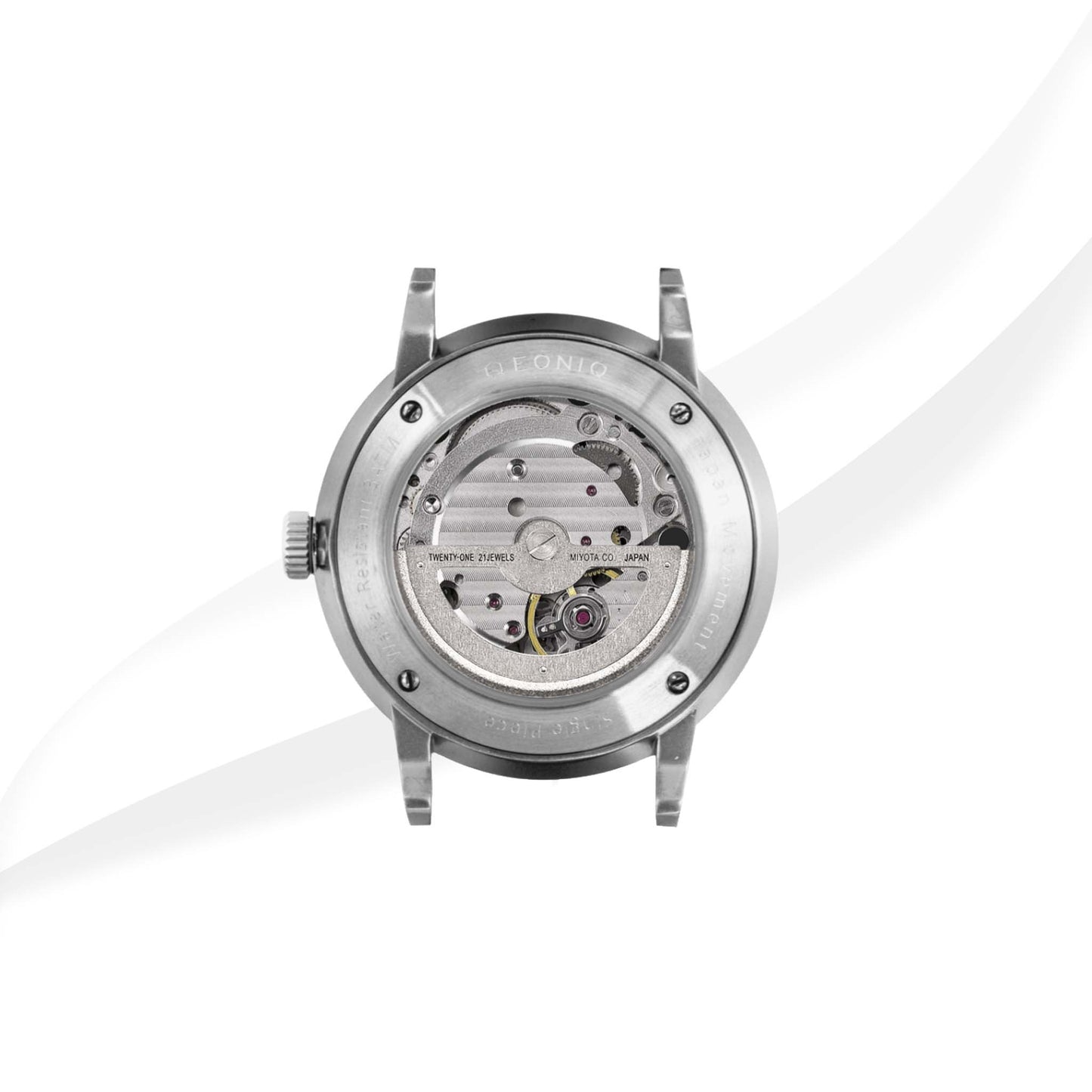 EONIQ custom skeleton watch - miyota movement