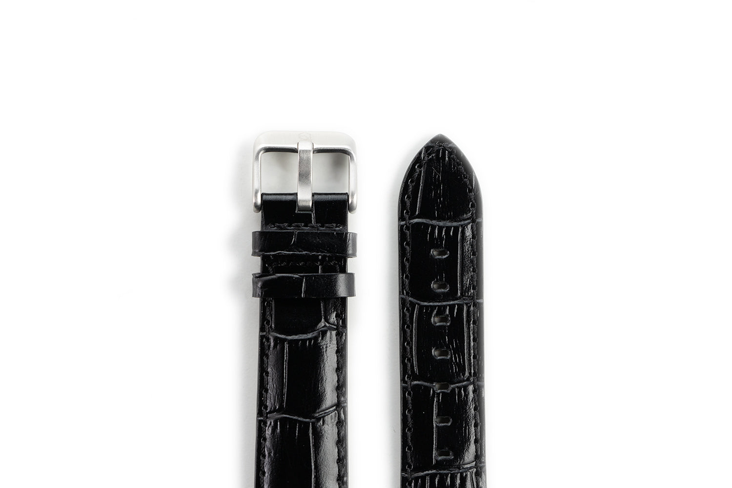 black alligator strap - eoniq